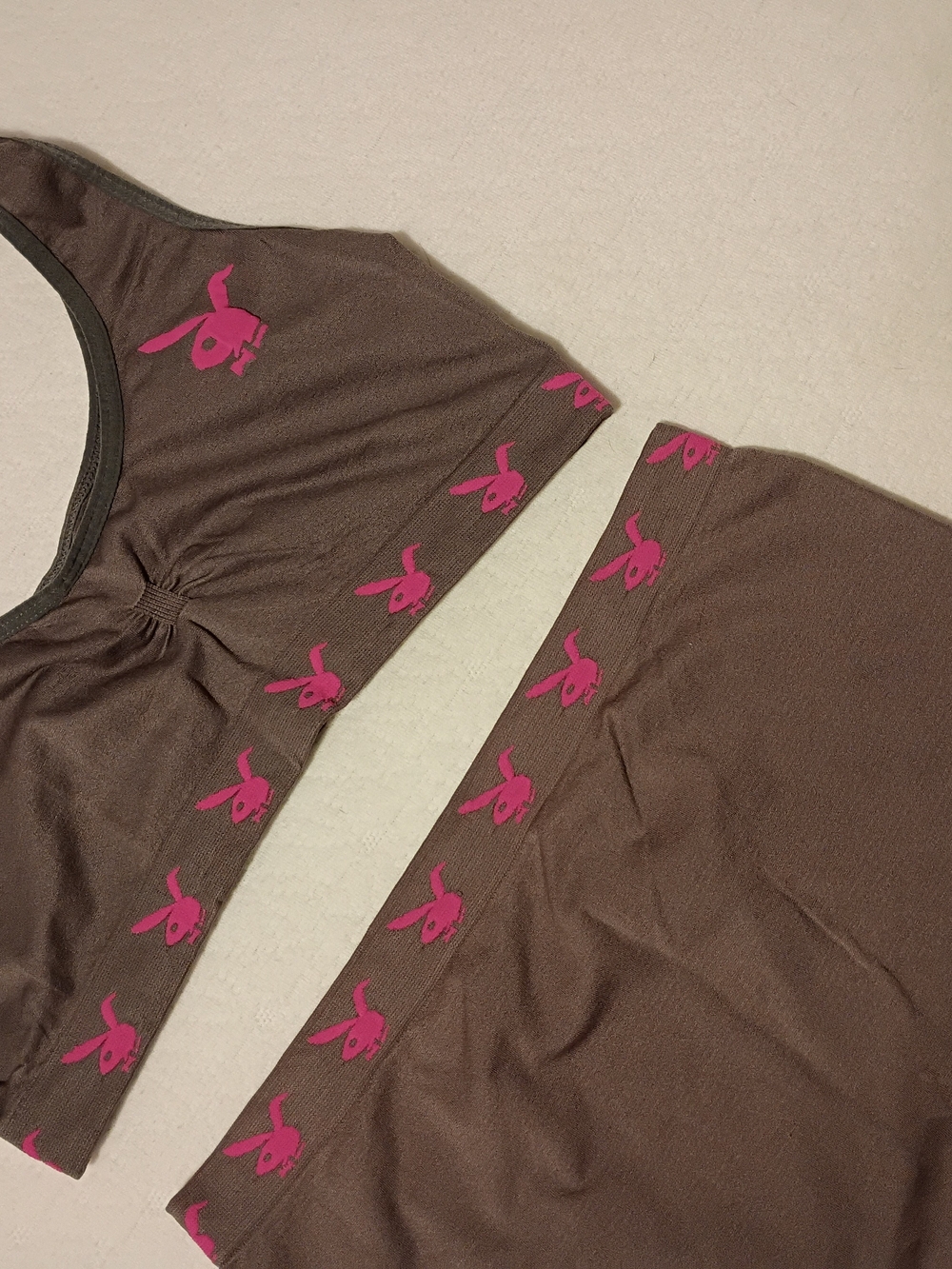 PLAYBOY SET WITH PINK BUNNYS LOGOS